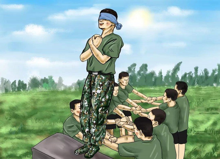 拓展訓練團隊游戲【信任背摔】 拓展訓練團隊游戲【信任背摔】